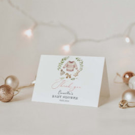 オガールボホ子供部屋ガールヴィンテージ サンキューカード