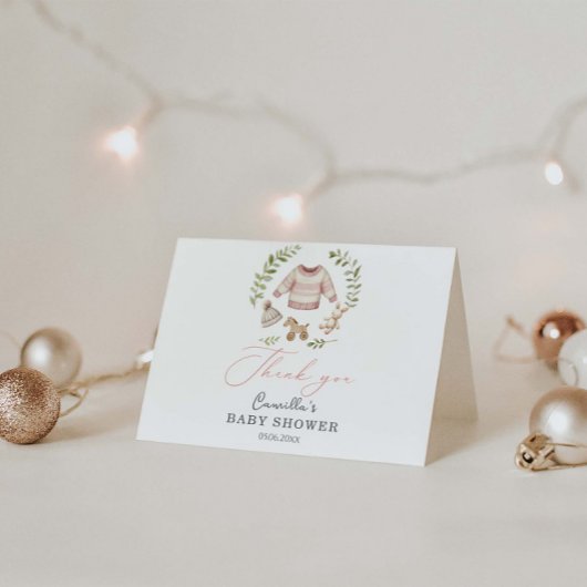 オガールボホ子供部屋ガールヴィンテージ サンキューカード