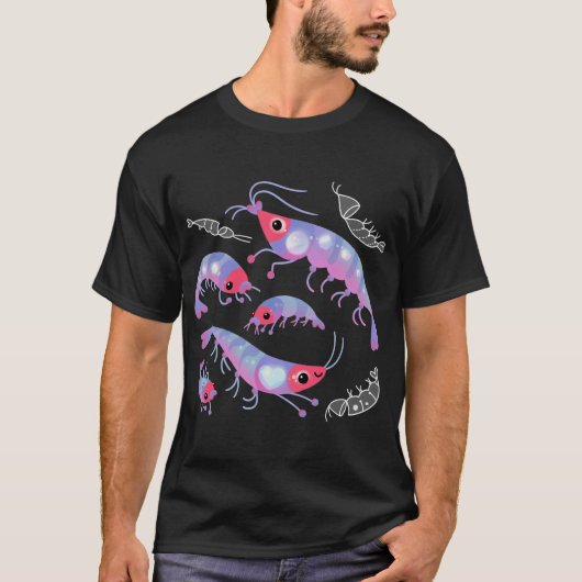 オキアミ - ダーク Tシャツ (正面)