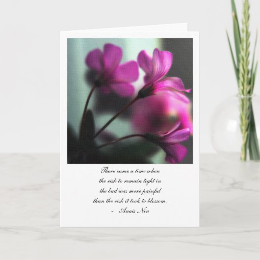 オキザリス カード (正面)