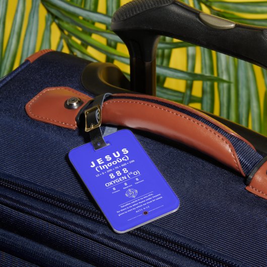 オキシジェン888 イエスの名 ラゲッジタグ (正面インサイチュ1)