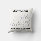 オキシトシン愛のホルモンの内部(化学) クッション (裏面)