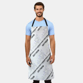 オキシトシン・ラブ・ホルモンin化学 エプロン (着用した状態)