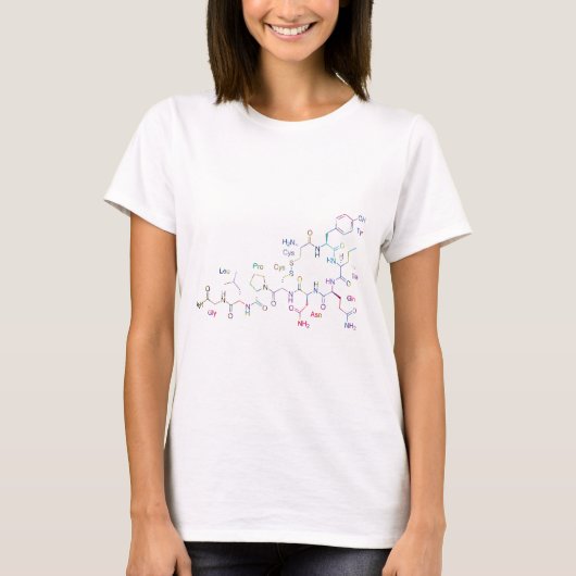 オキシトシン 愛のホルモン Tシャツ (正面)