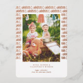 オキソ |バレンタインの写真カード 箔シーズンカード (正面)