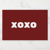 オキソ リキュールボトルラベル (シングルラベル)