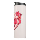 オキソ | 可愛くて愛らしいピンクのハート タンブラー (回転右)