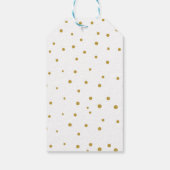 オキソ | 金ゴールドモダン書ギフトラベル ギフトタグ (裏面)