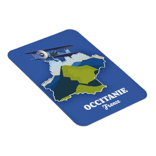 オキタニー フランス 旅行地図 マグネット (右側)