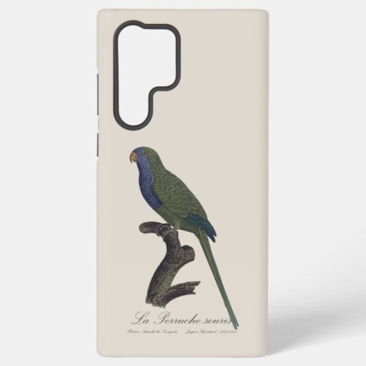 オキナインコまたはオキナコンゴウインコ、Myiopsitta Monachus Samsung Galaxyケース (裏面)