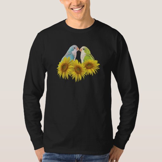 オキナワモンキンカイ ワキアカ オキナインコ ひまわり P Tシャツ (正面)
