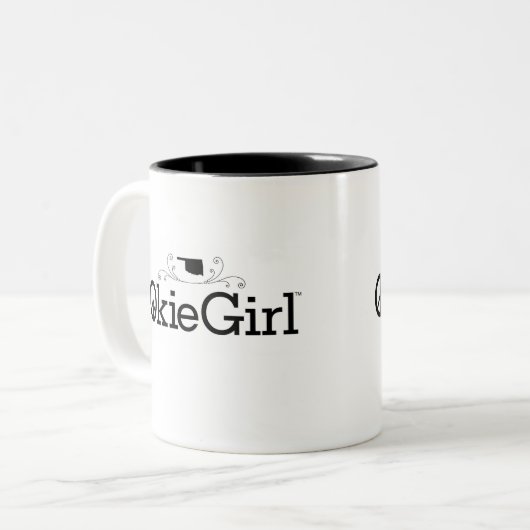 オキーガールオクラホマツートーンコーヒーマグ ツートーンマグカップ (正面左)