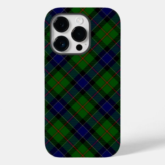 オギリヴィタータンチェックブルーグリーンプレイド Case-Mate iPhoneケース (裏面)