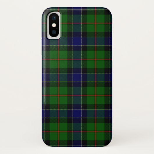 オギリヴィタータンチェックブルーグリーンプレイド Case-Mate iPhoneケース (裏面)