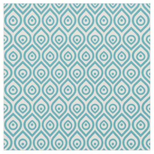 オギーのレトロパターン ファブリック (クローズアップ)