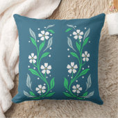 オギーデイジーつる植物 クッション (ブランケット)