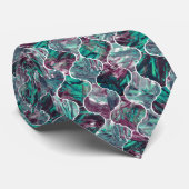 オギー – ピンク/ティール（緑がかった色） ネクタイ (ロール)