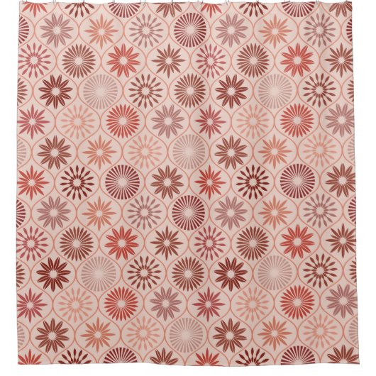 オギー・ボホの花 シャワーカーテン (正面)