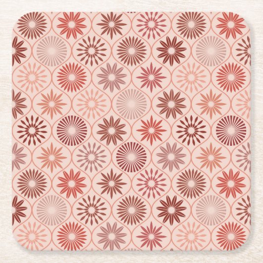 オギー・ボホの花 スクエアペーパーコースター (正面)