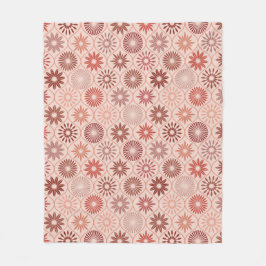 オギー・ボホの花 フリースブランケット