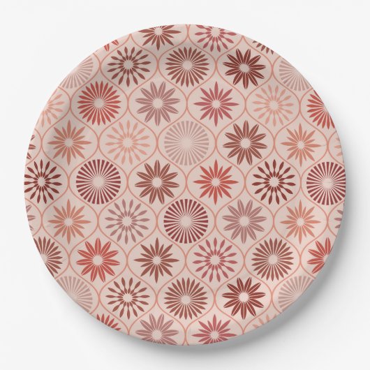 オギー・ボホの花 ペーパープレート (正面)