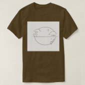 オクジラ58 Tシャツ (デザイン正面)