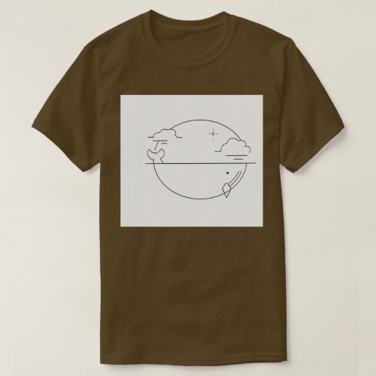 オクジラ58 Tシャツ (デザイン正面)