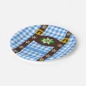 オクタおもしろいバーフェストレデルホセンサスペンダー  ペーパープレート (アングル)