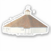 オクタゴンバーンサンルイスオビスポステッカー シール (正面)