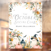 オクタバー・ソーシャル・クラブのハロウィン窓装飾 ウィンドウサイン (シート2)
