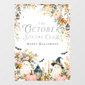 オクタバー・ソーシャル・クラブのハロウィン窓装飾 ウィンドウサイン (シート)