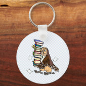 オクタビアンフクロウ キーホルダー (正面)