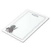 オクタヴィアタコが並ぶ ノートパッド (アングル)