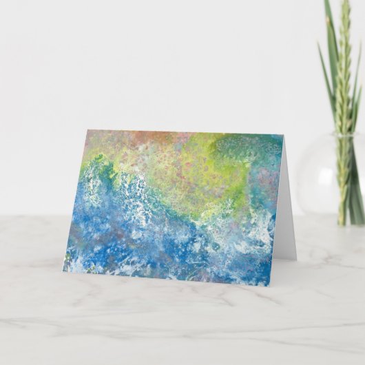 オクタービアグリーティングカードバイアイリス絵画グレース サンキューカード (正面)