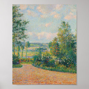 オクターブ・ミルボーの園（Camille Pissarro著） ポスター