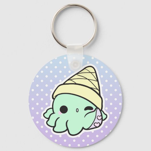 オクティクリームキーチェーン キーホルダー (正面)