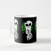 オクトスカル緑 コーヒーマグカップ (正面左)