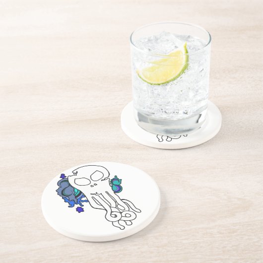 オクトスカル青 コースター (側面)