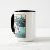 オクトスケートスケートボーディングタコ マグカップ (正面左)