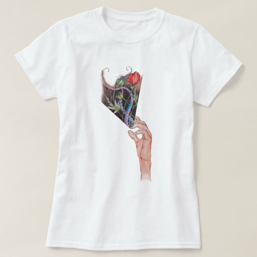 オクトハンド、タコの手 Tシャツ (デザイン正面)