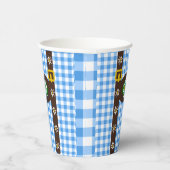 オクトバーフェストおもしろいレダーホセンサスペンダーズ 紙コップ (右)