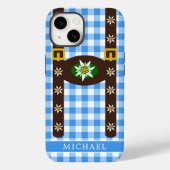 オクトバーフェストおもしろいレダーホセンサスペンダーズ Case-Mate iPhoneケース (裏面)