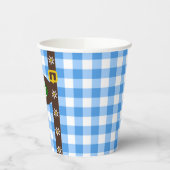 オクトバーフェストおもしろいレダーホーセンサスペンダーズ紙カップ 紙コップ (左)