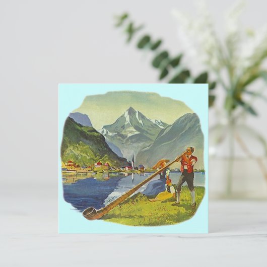 オクトバーフェストアルプスアルフォーンアナウンスパーティー招待状 招待状 (スタンド正面)