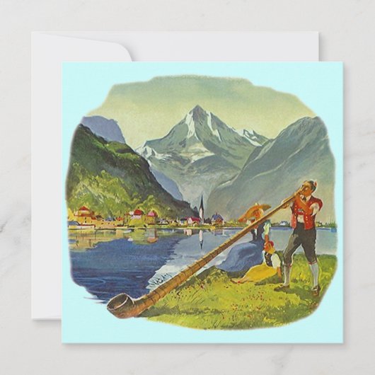 オクトバーフェストアルプスアルフォーンアナウンスパーティー招待状 招待状 (正面)