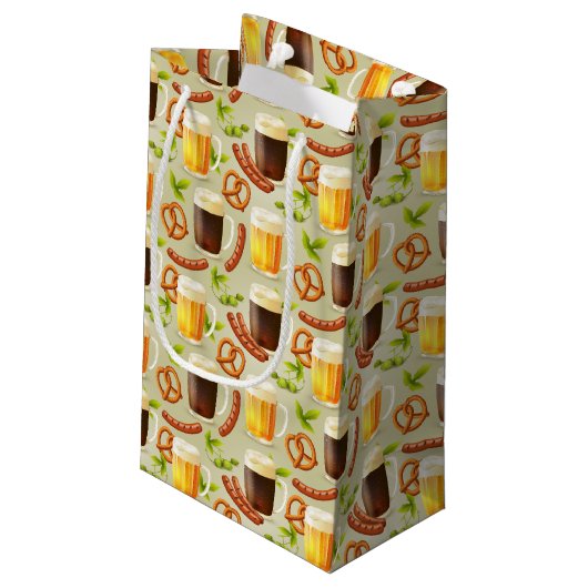 オクトバーフェストソーセージ&ビール抱き枕 スモールペーパーバッグ (裏面アングル)