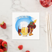 オクトバーフェストダッシュンドカクテル紙ナプキンス スタンダードカクテルナプキン (インサイチュ)