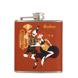 オクトバーフェストダンサー名前をカスタムする&文字フラスコ フラスク