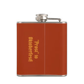 オクトバーフェストダンサー名前をカスタムする&文字フラスコ フラスク (裏面)