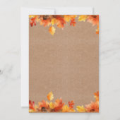 オクトバーフェストビール&ボトルベビーシャワー招待状 招待状 (裏面)